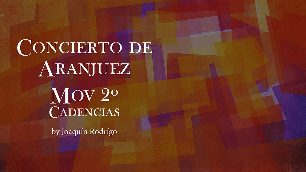 Aranjuez mov2 Cadencias