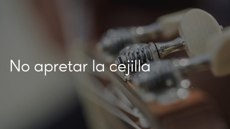 Don’t Press the Barre Too Hard